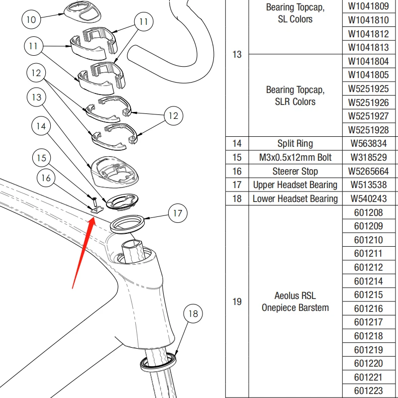 trek parts diagram