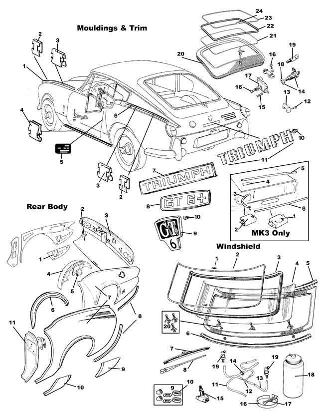 triumph parts diagram