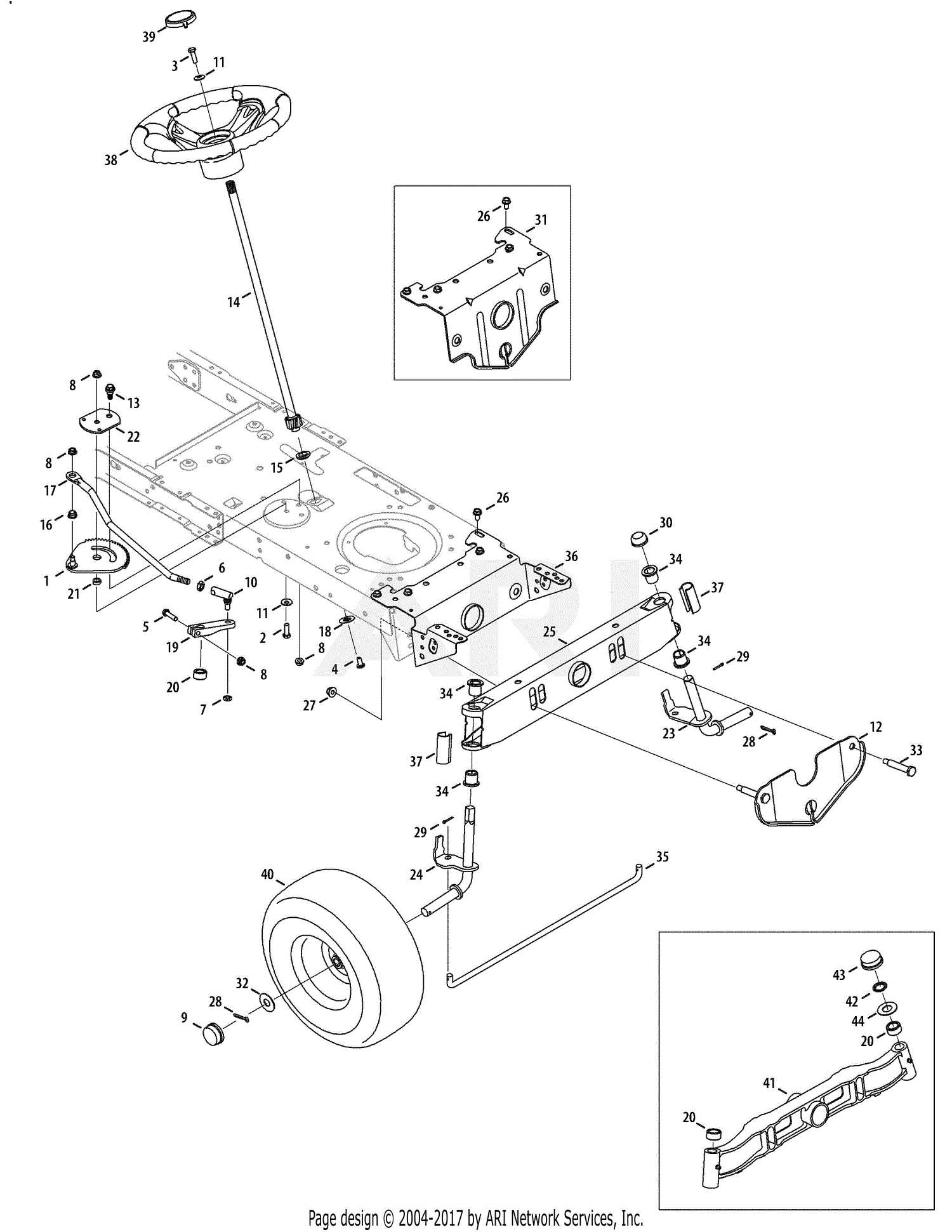 troy bilt pony parts diagram