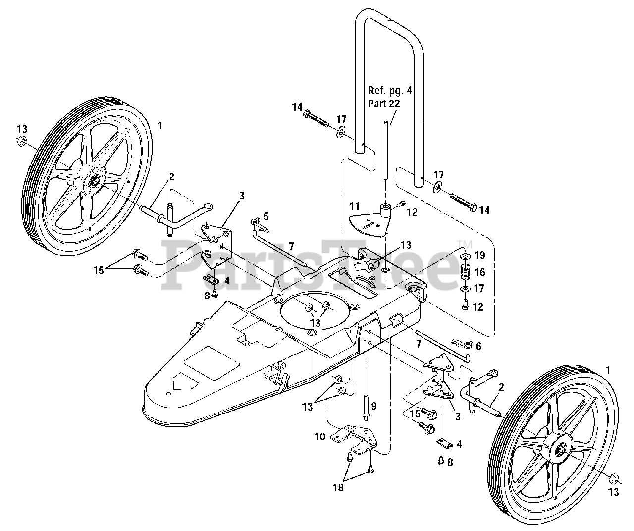 troy bilt trimmer parts diagram