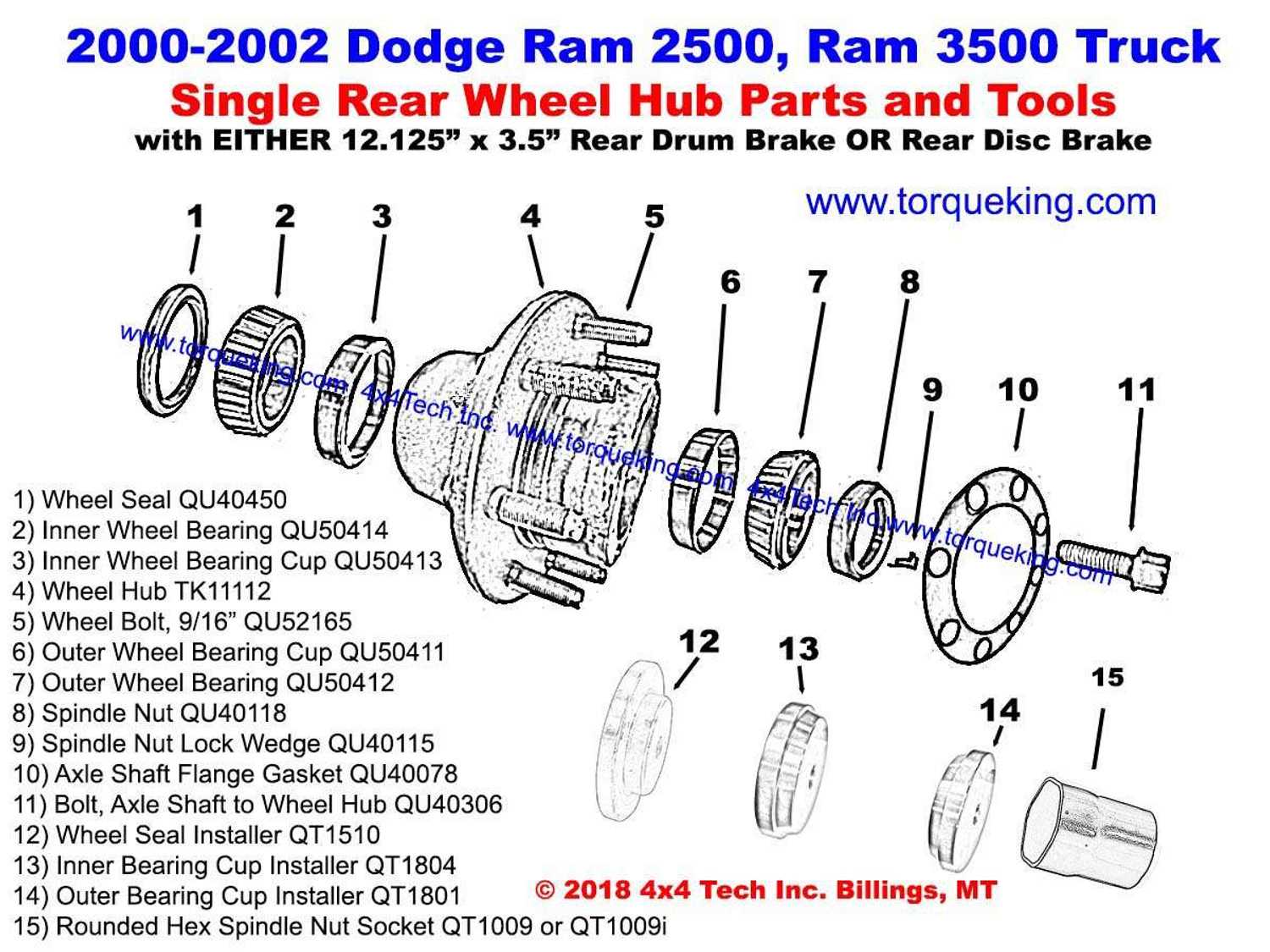 truck axle parts diagram