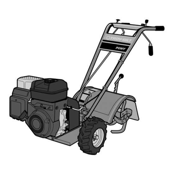 troy bilt pony tiller parts diagram