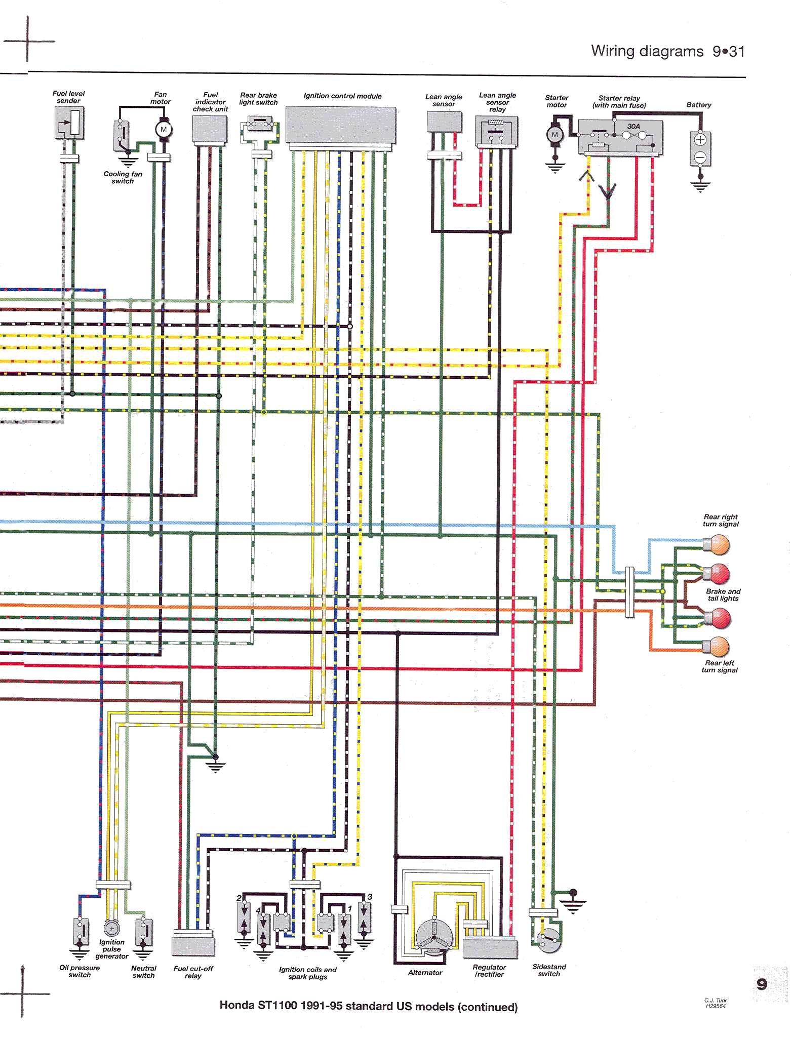 honda st1100 parts diagram