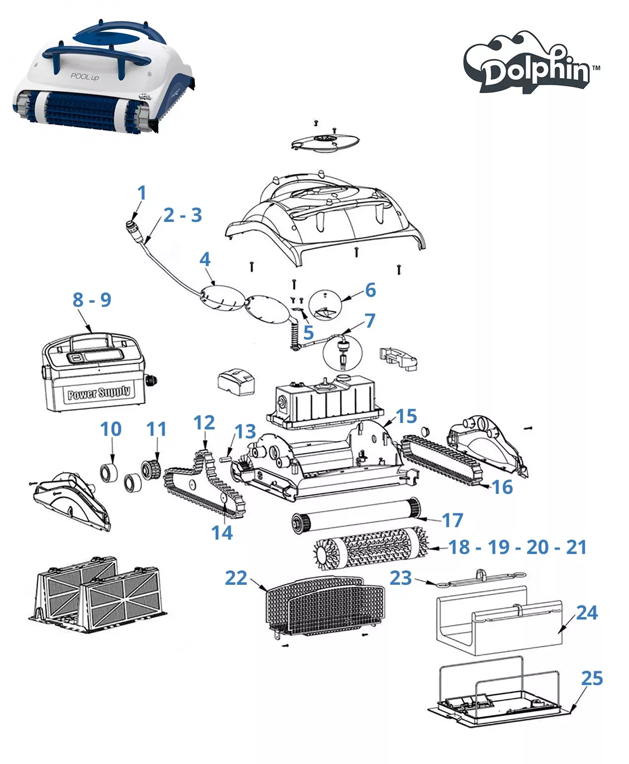 the pool cleaner parts diagram