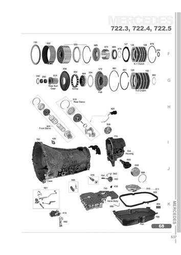 ford c6 transmission parts diagram