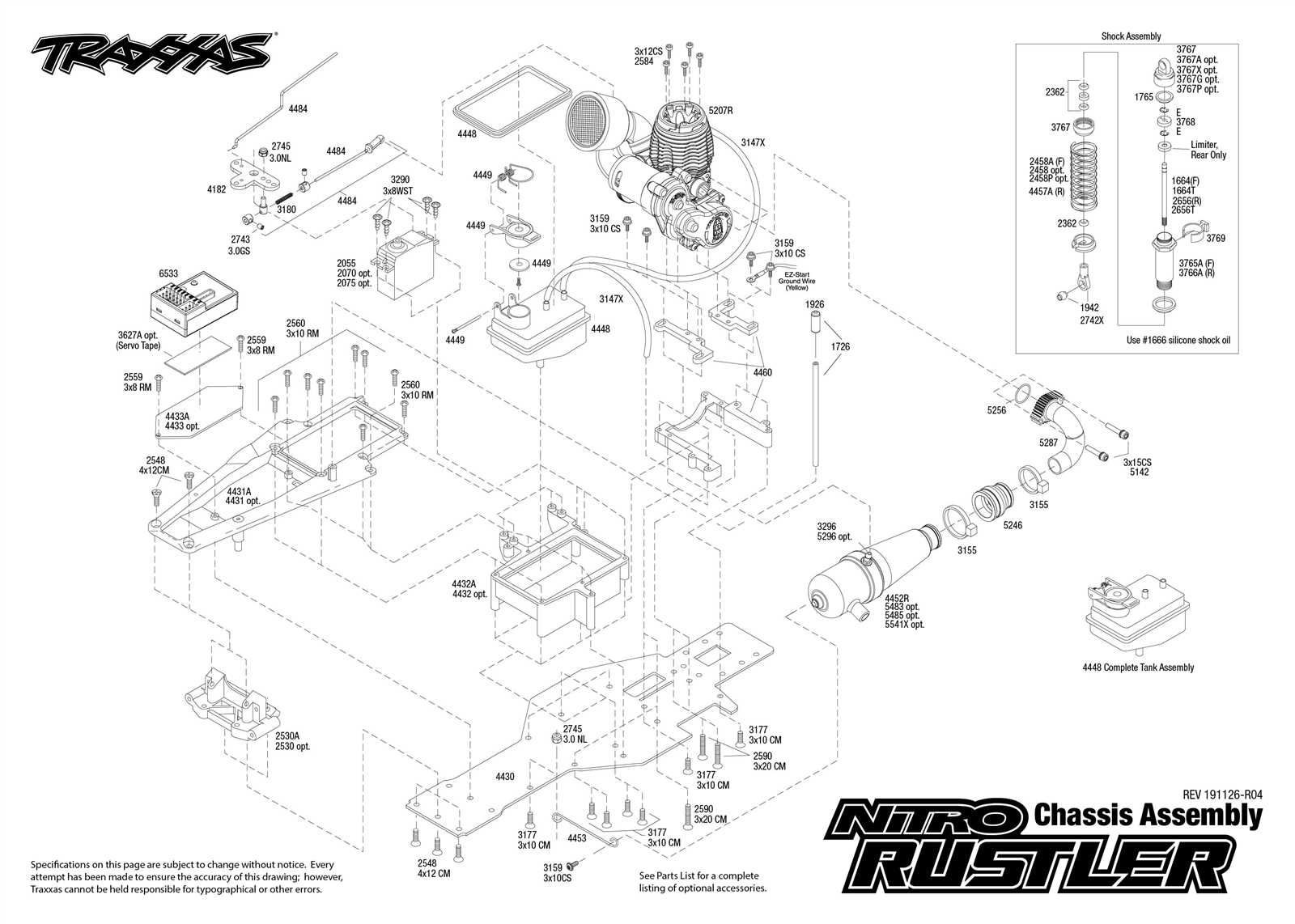 traxxas rustler 2wd parts diagram