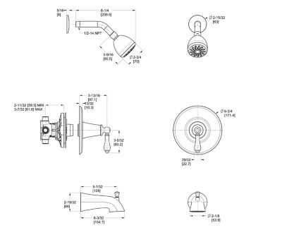 tub faucet parts diagram