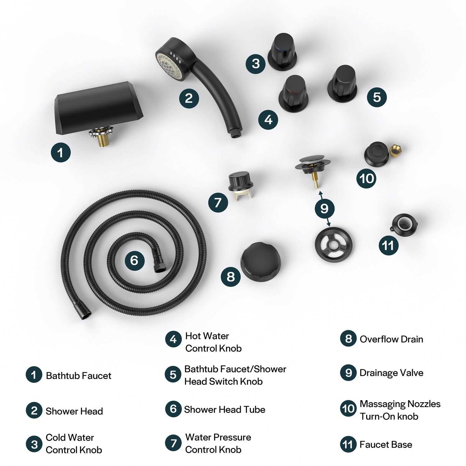 tub spout parts diagram