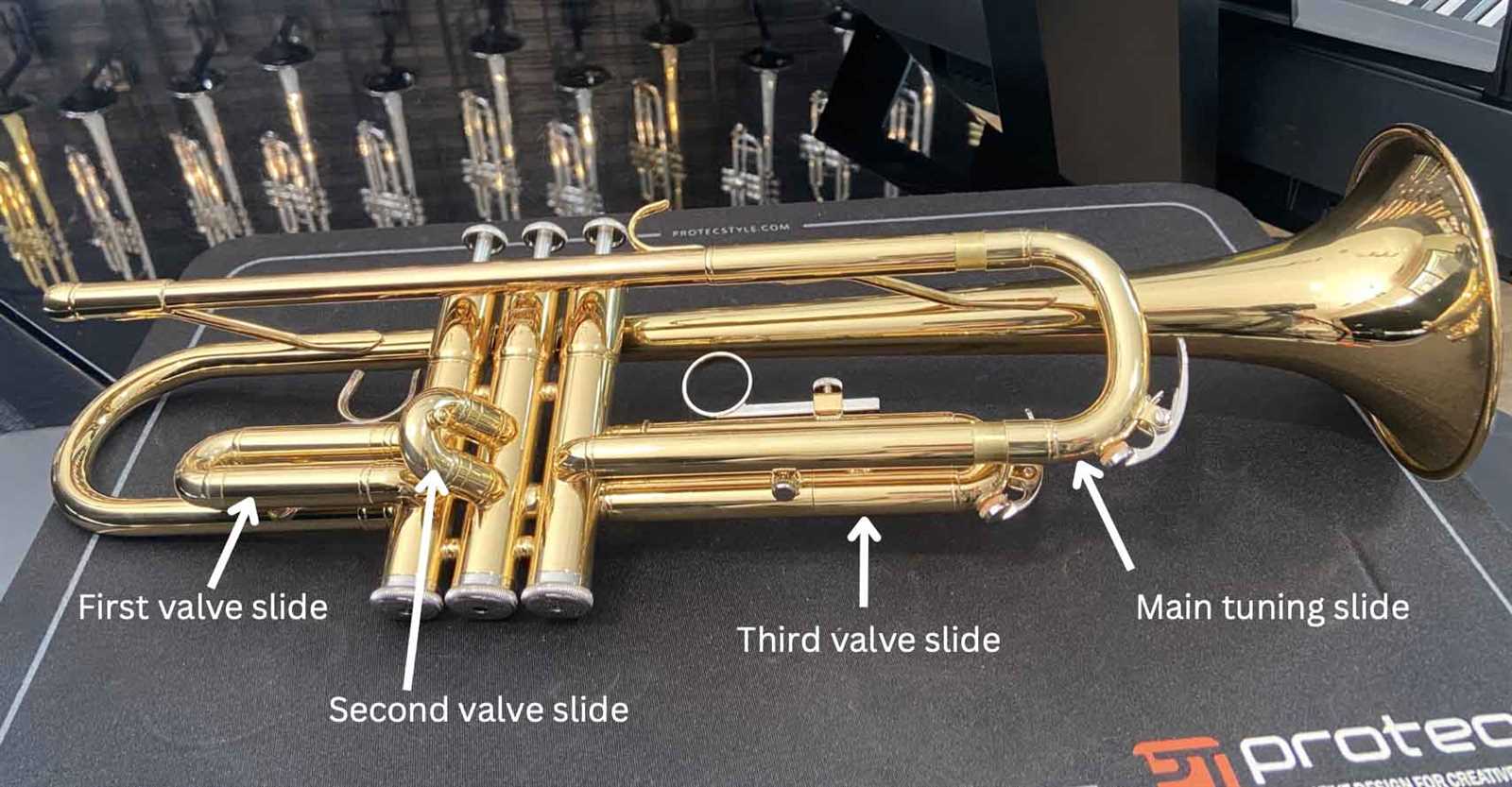 french horn parts diagram