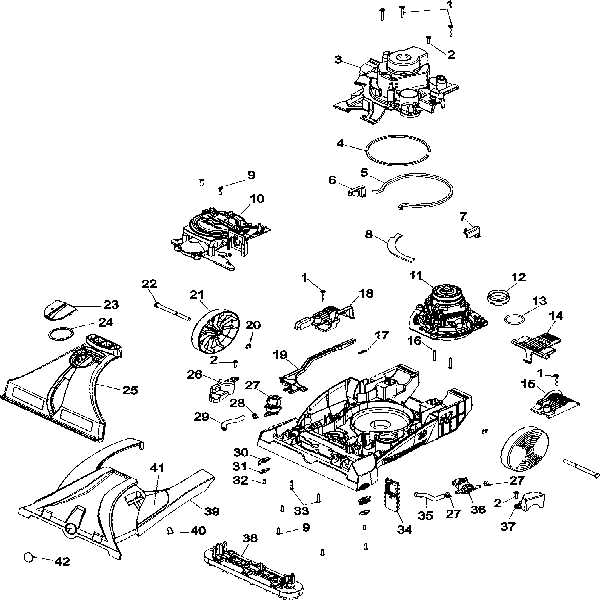 hoover carpet cleaner parts diagram