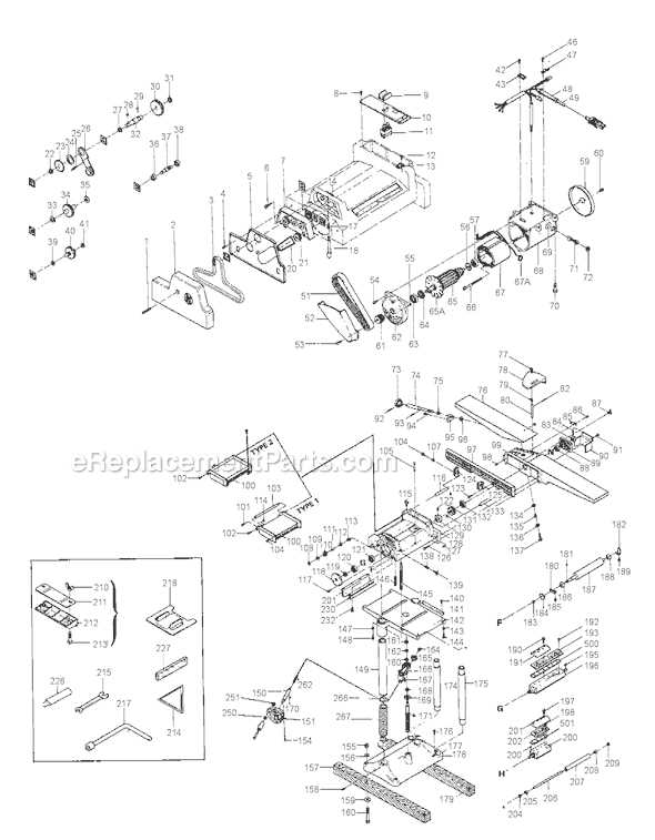 makita planer parts diagram