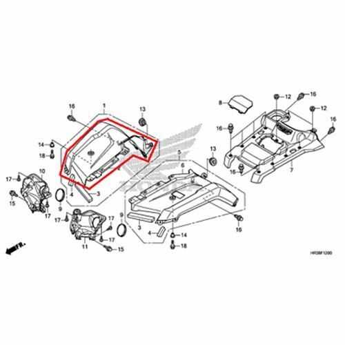 2007 honda rancher 420 parts diagram