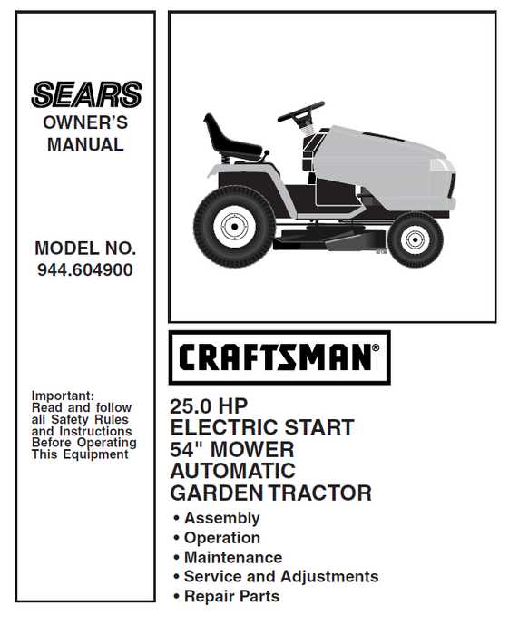 craftsman lawn mower deck parts diagram