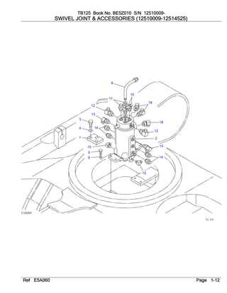 takeuchi tb125 parts diagram