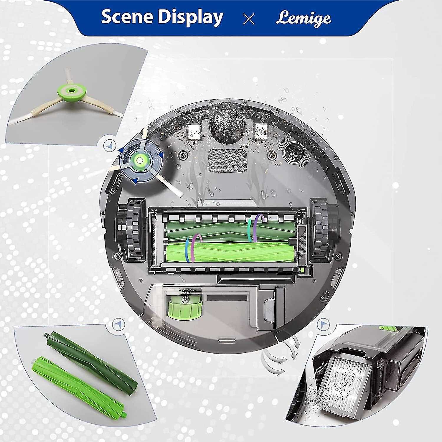 roomba parts diagram