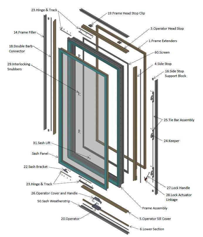 parts of a window diagram