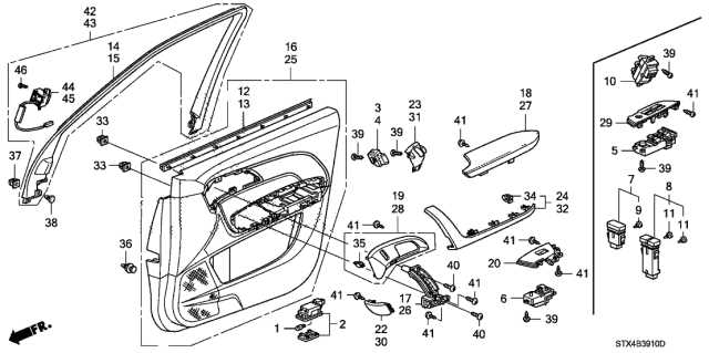 2008 acura mdx parts diagram