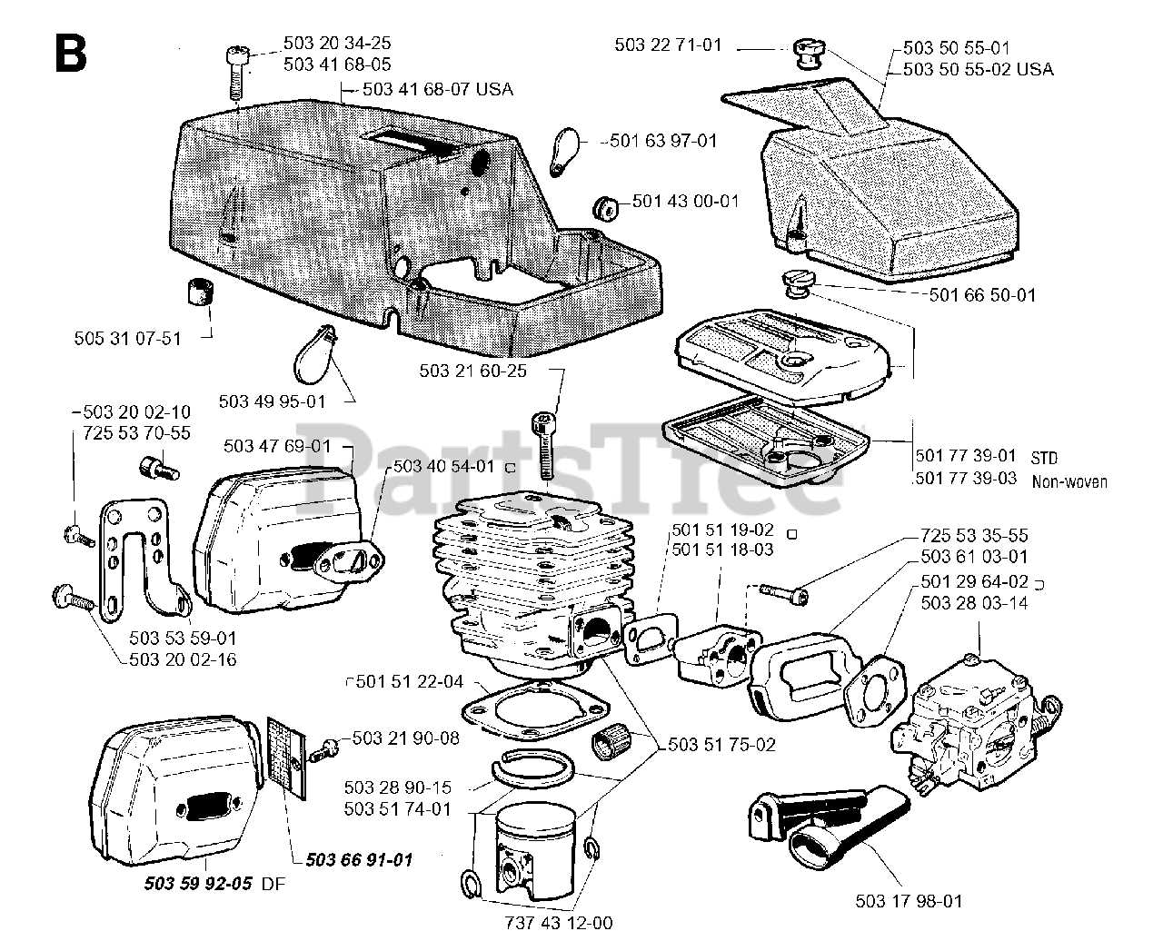 jonsered 535 parts diagram