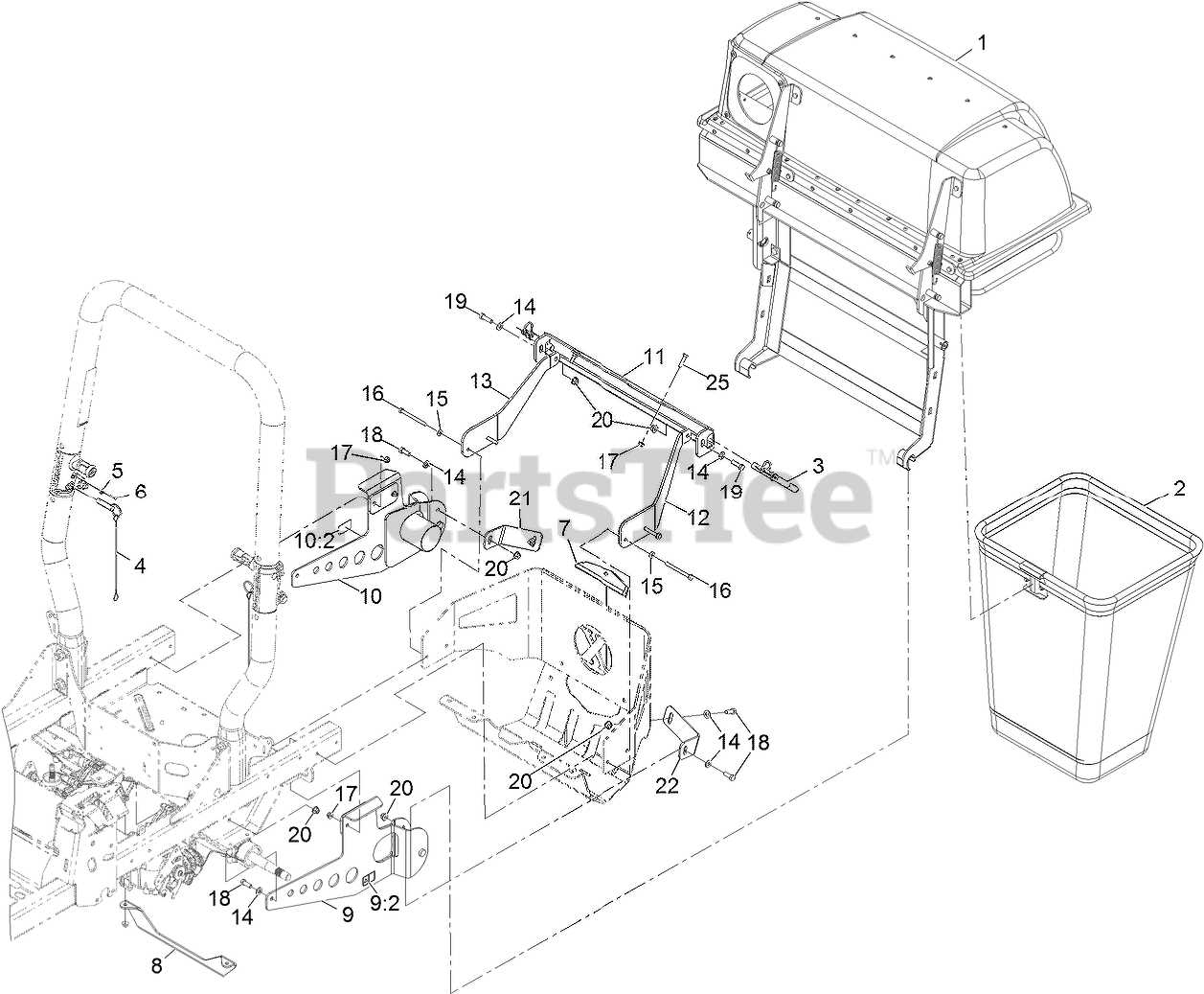 exmark ultra vac parts diagram