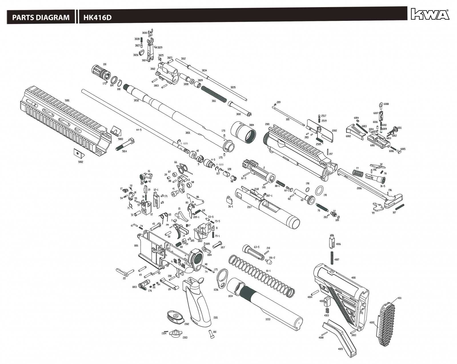 hk416 parts diagram