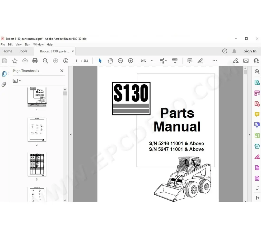 bobcat online parts diagram