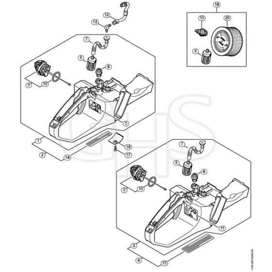 stihl ms311 parts diagram