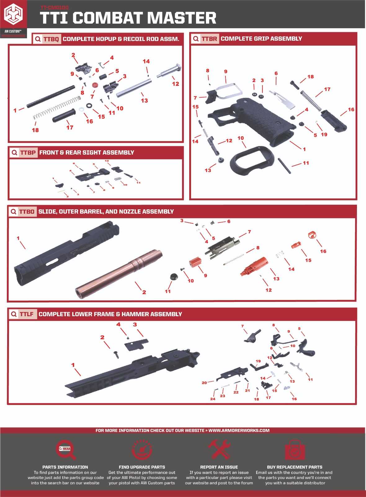 umarex hammer parts diagram