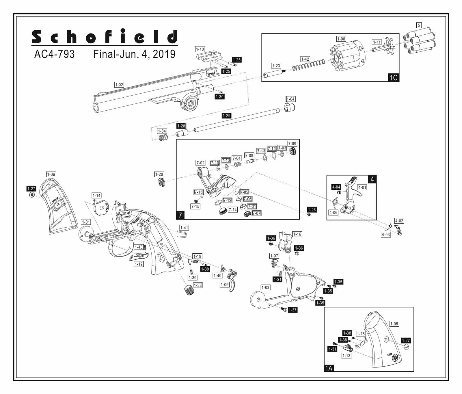 umarex hammer parts diagram