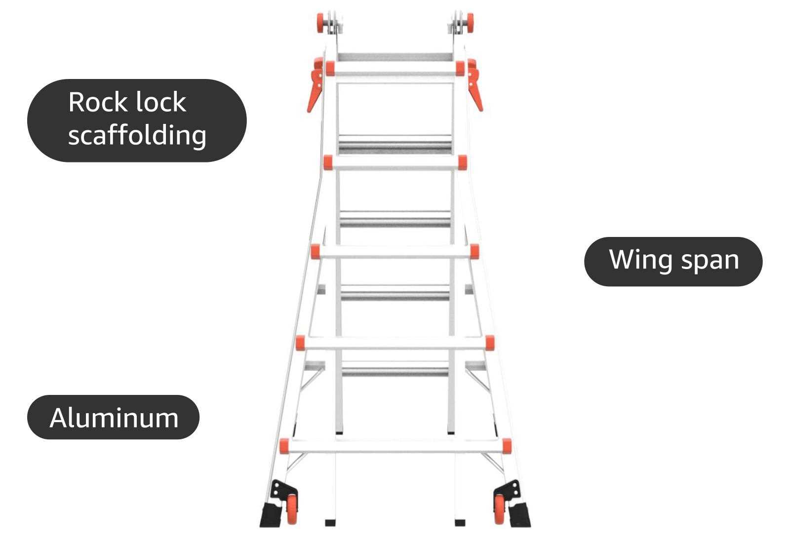 little giant ladder parts diagram