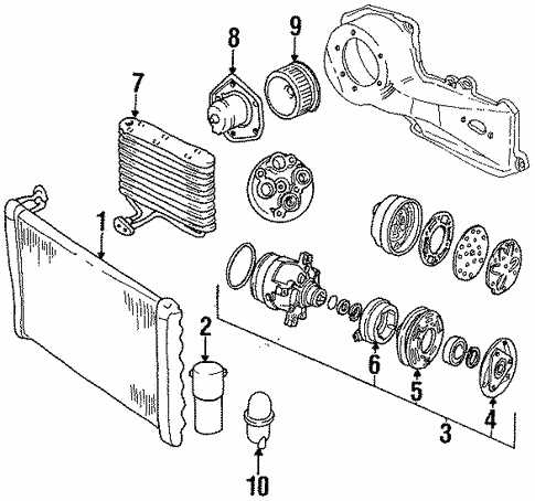 air conditioner compressor parts diagram