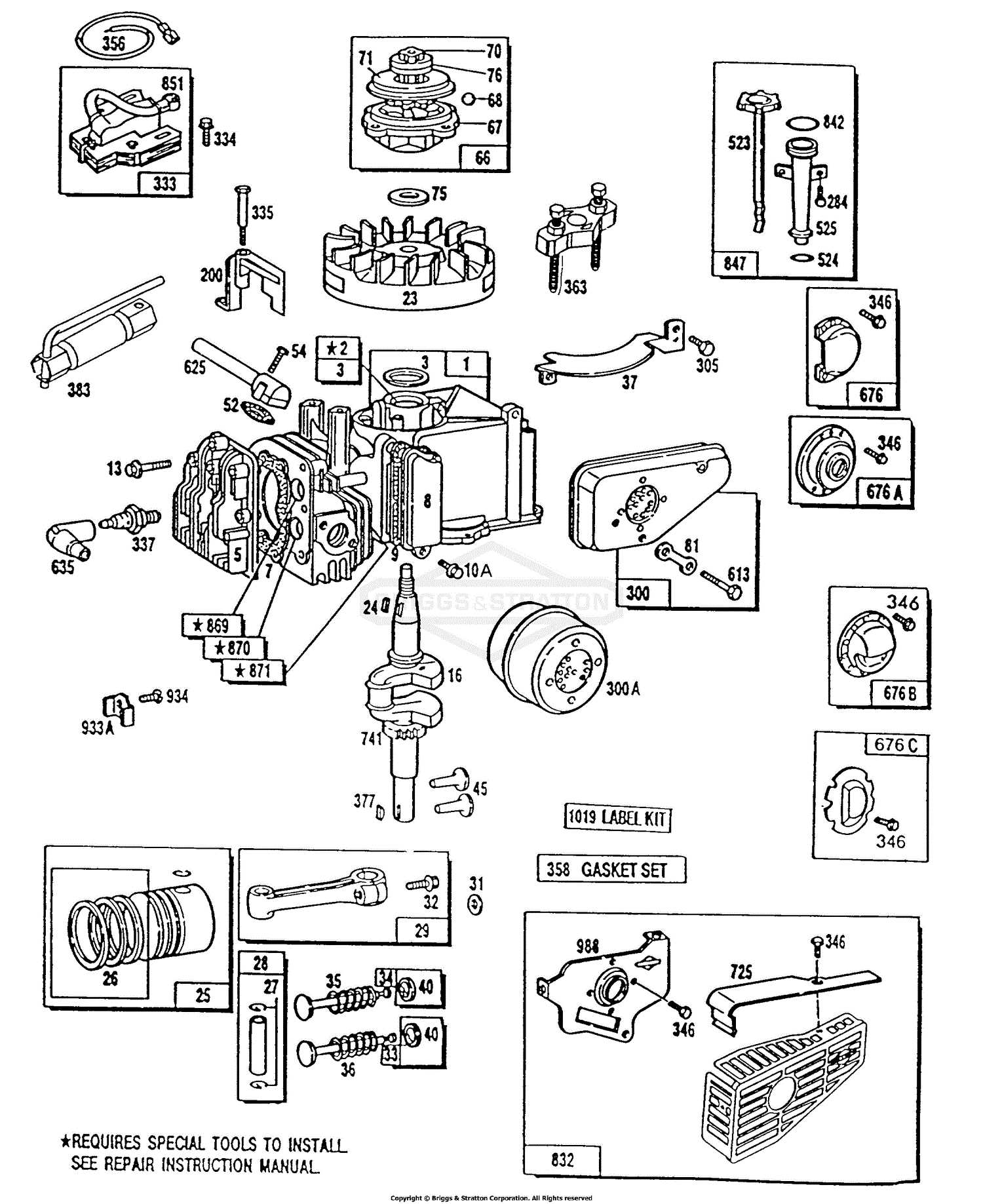 briggs parts diagram