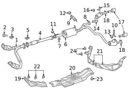 parts of a muffler diagram