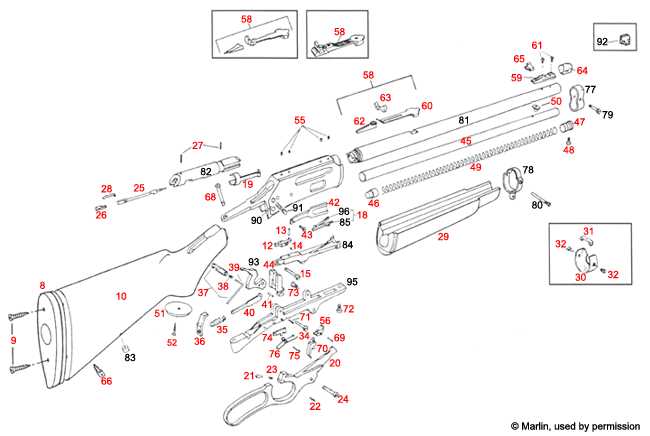 savage 64 parts diagram