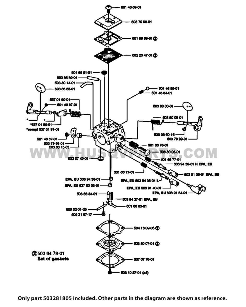 husqvarna 372xp parts diagram