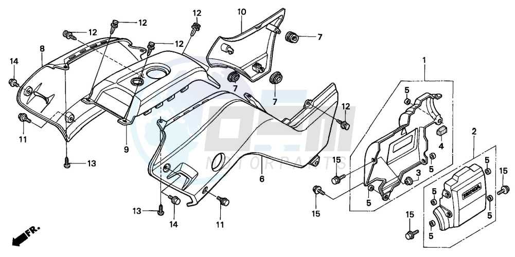 honda rubicon parts diagram