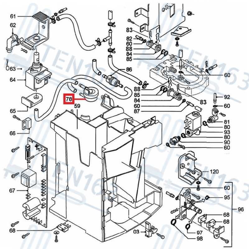 saeco odea go parts diagram