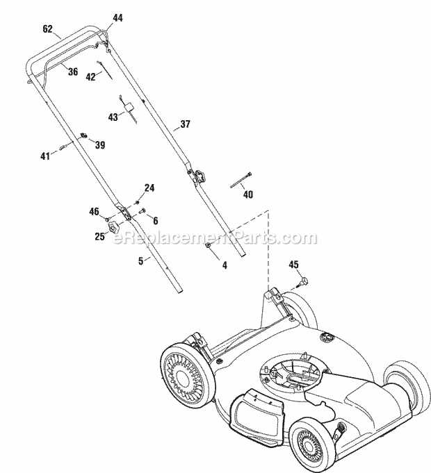 snapper lawn mower parts diagram