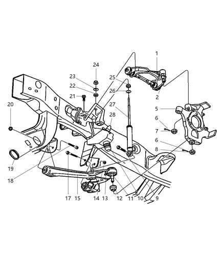 1999 dodge dakota parts diagram