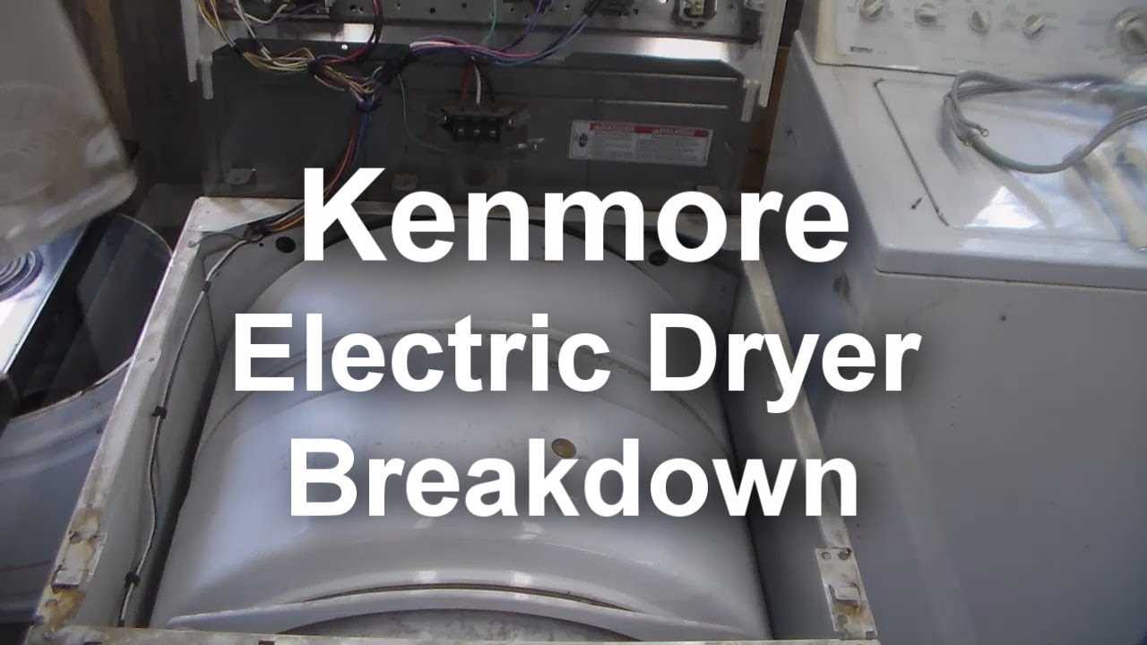 kenmore elite oasis dryer parts diagram