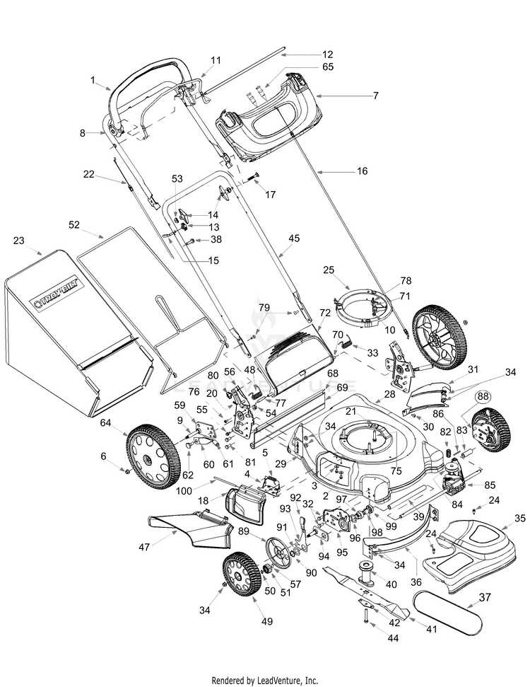 toro personal pace parts diagram