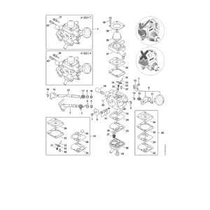 stihl km131r parts diagram