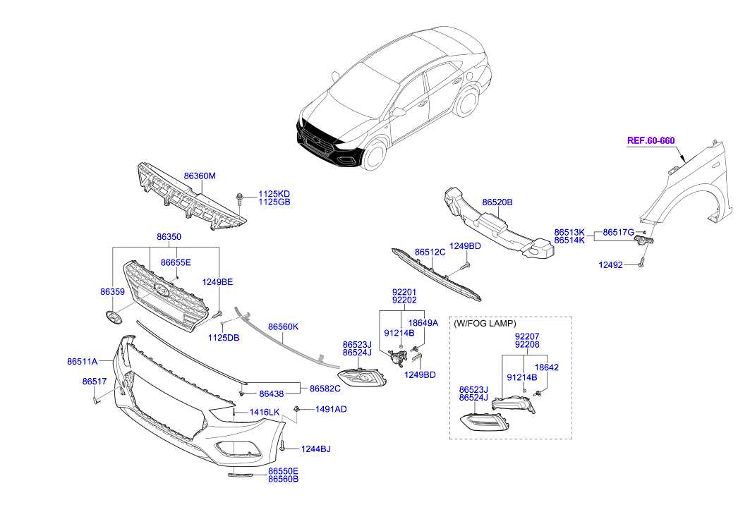 2016 hyundai accent parts diagram