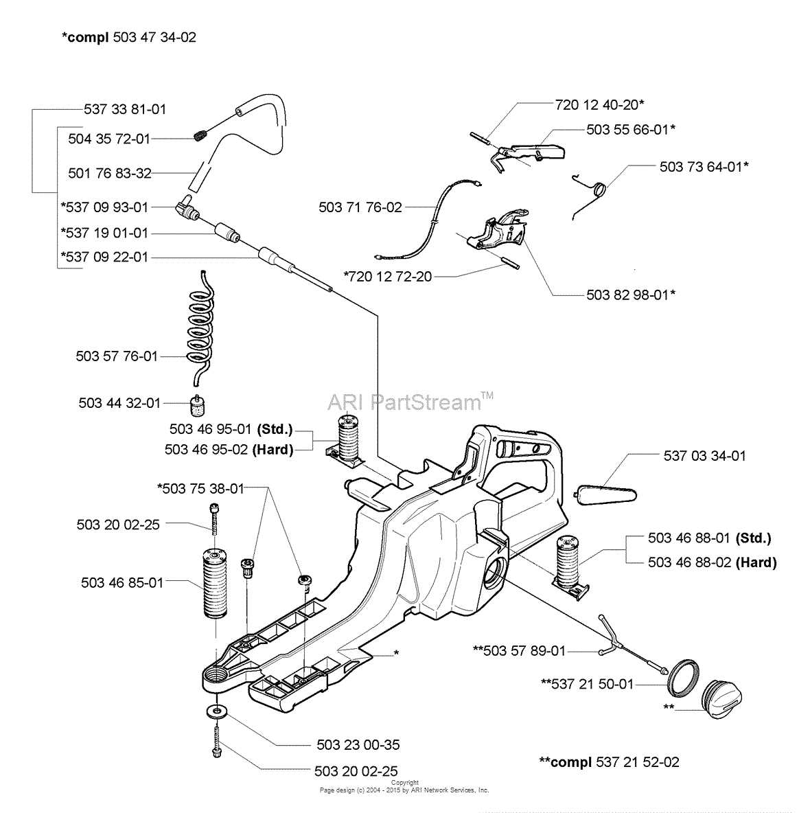 husqvarna 395xp parts diagram