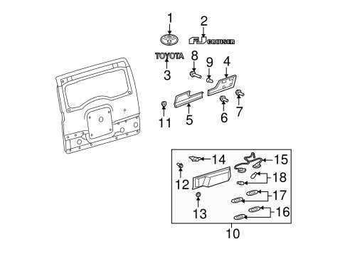 fj cruiser parts diagram