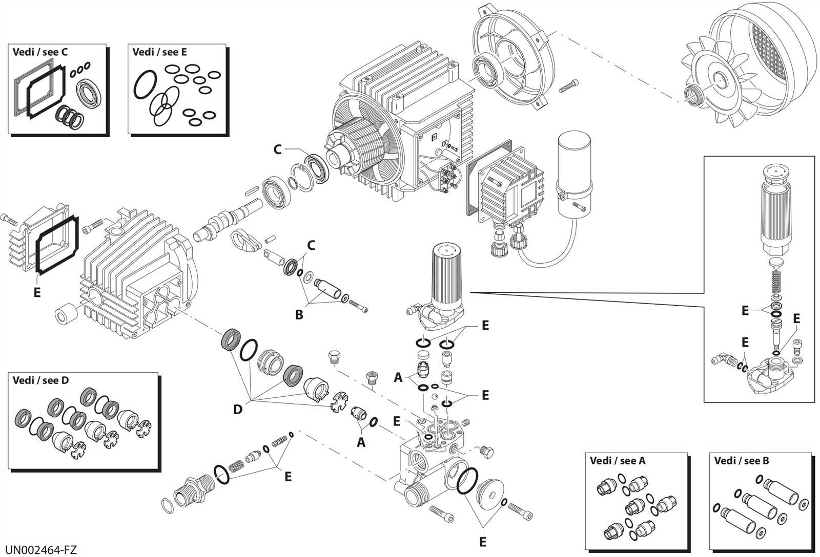 electric pressure washer parts diagram