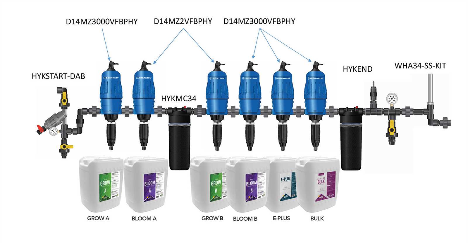 dosatron parts diagram