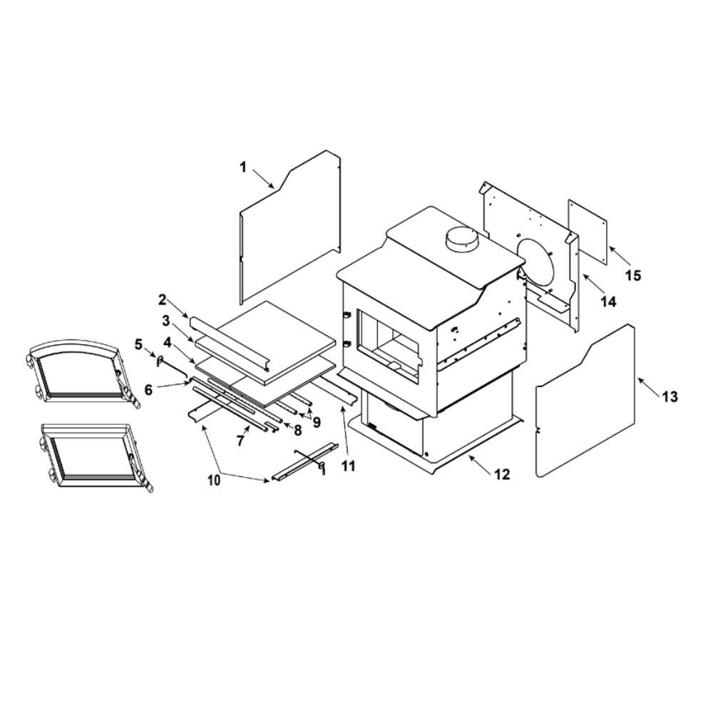 harman pellet stove parts diagram