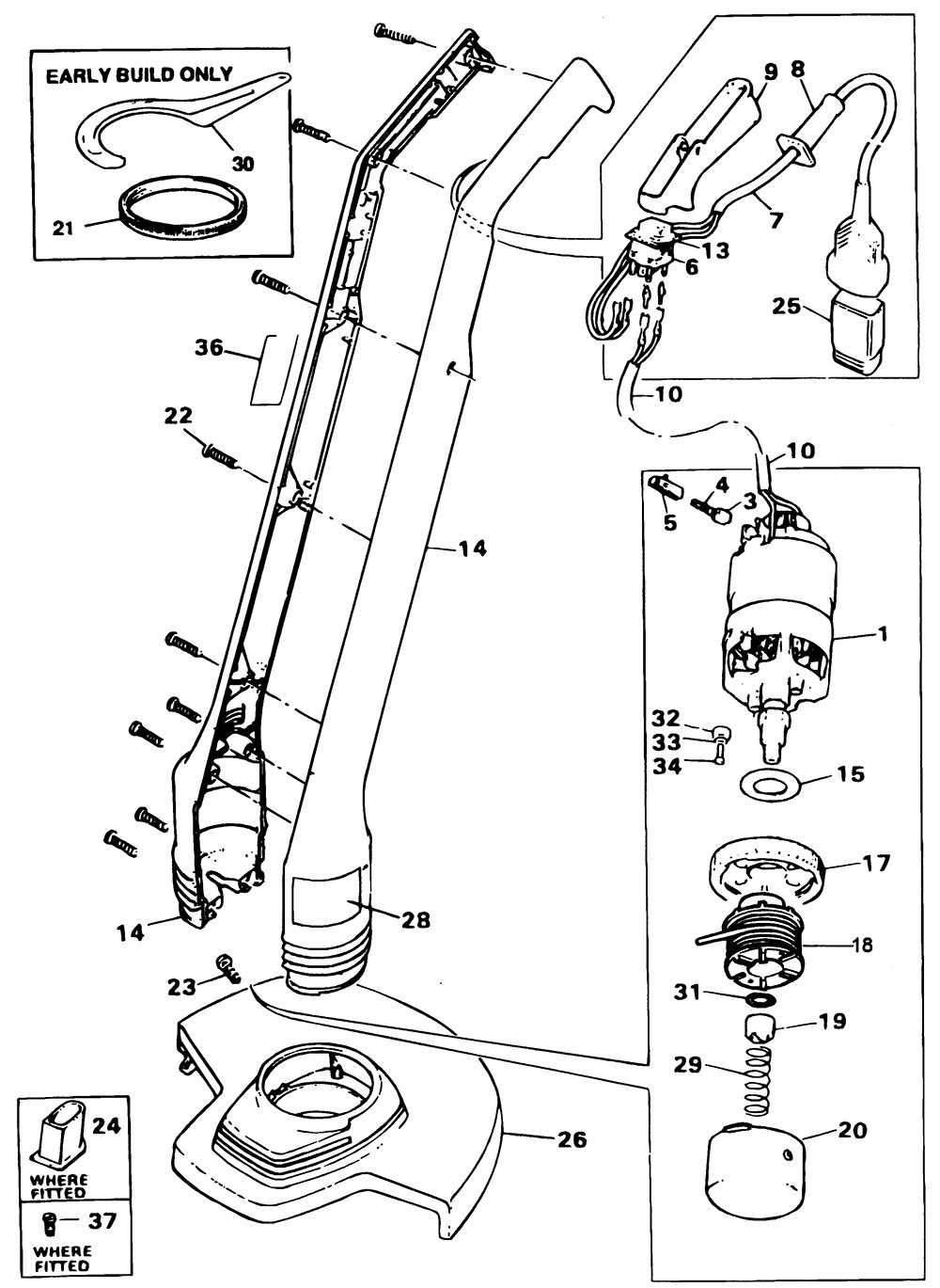 black and decker lst140 parts diagram