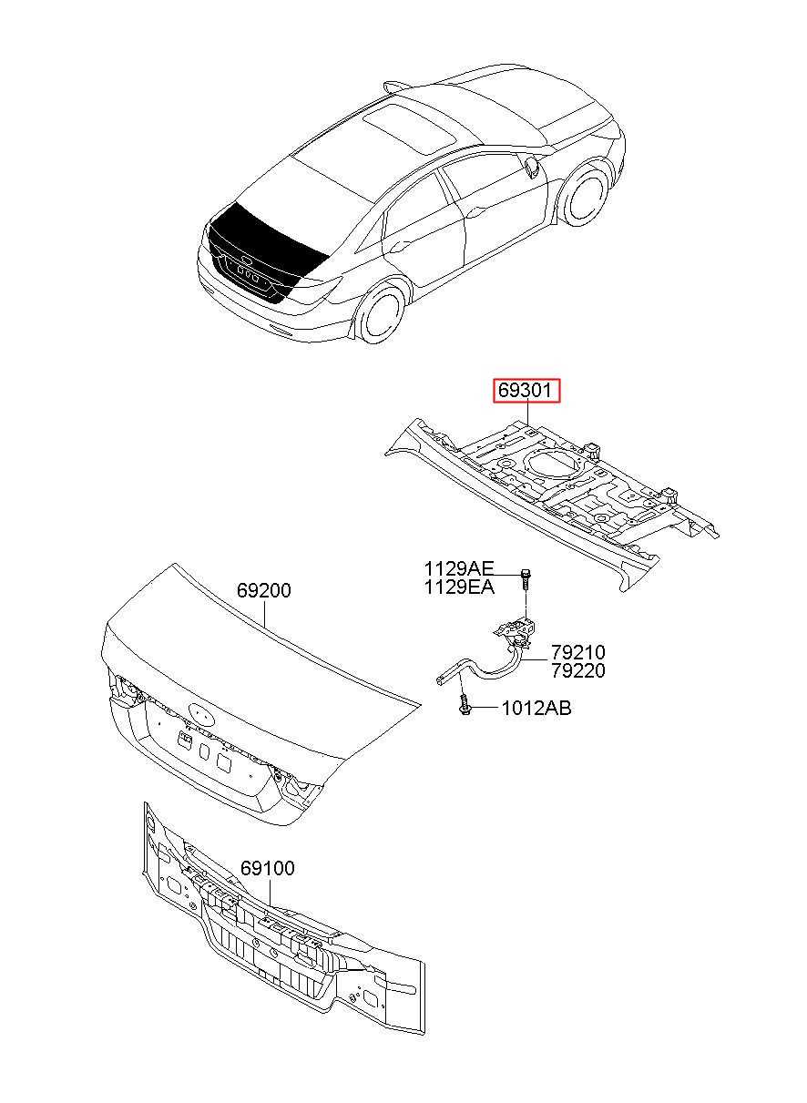 hyundai sonata parts diagram