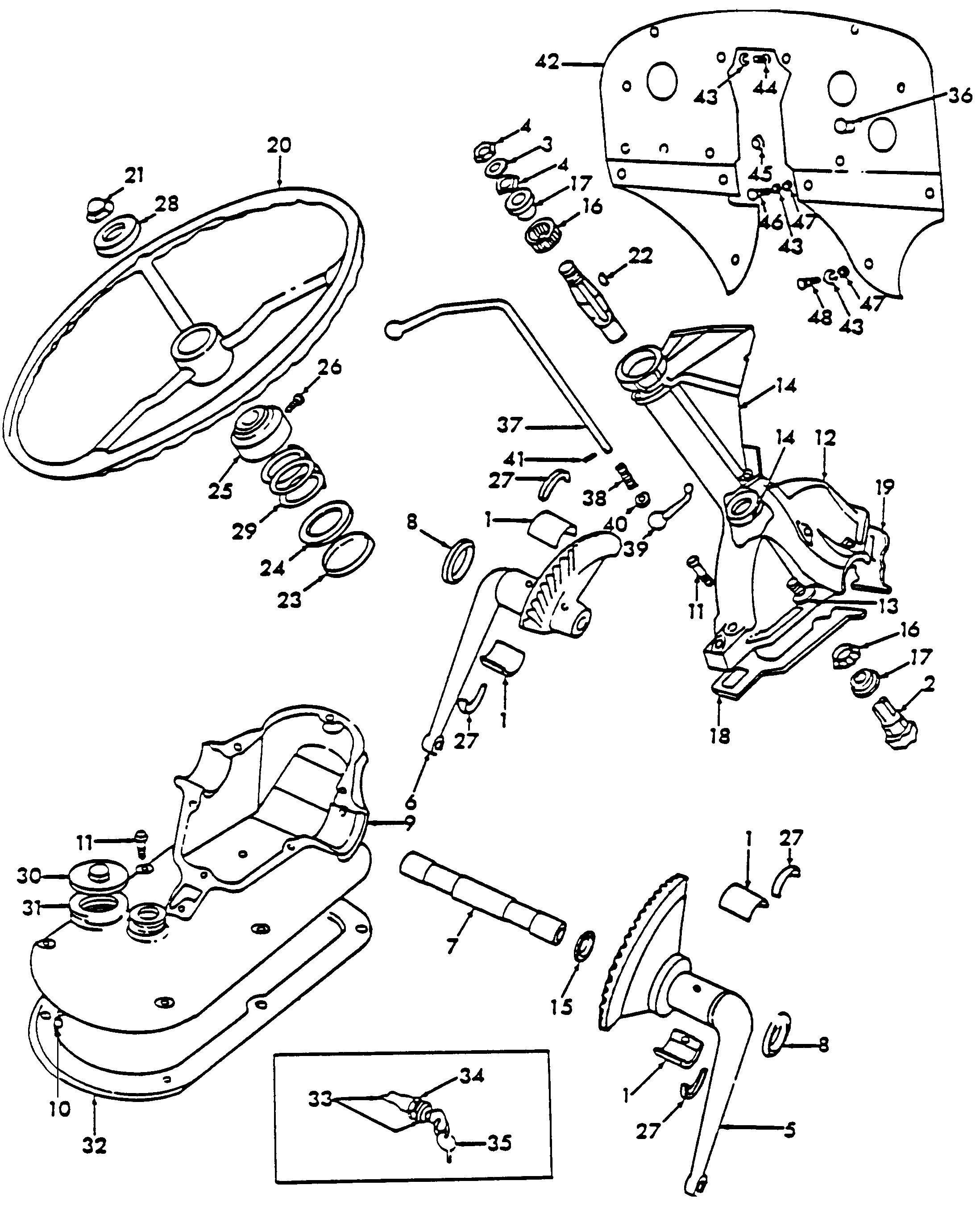 ford 9n tractor parts diagram